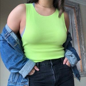 NEON GREEN / YELLOW TANK